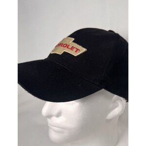 Chevrolet Baseball Cap One-Size Men's BLACK Adjustable Trucker's Hat Classic Car